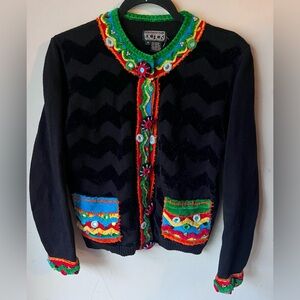 💚 Berek Vintage Women's Sweater‎ Cardigan size Small